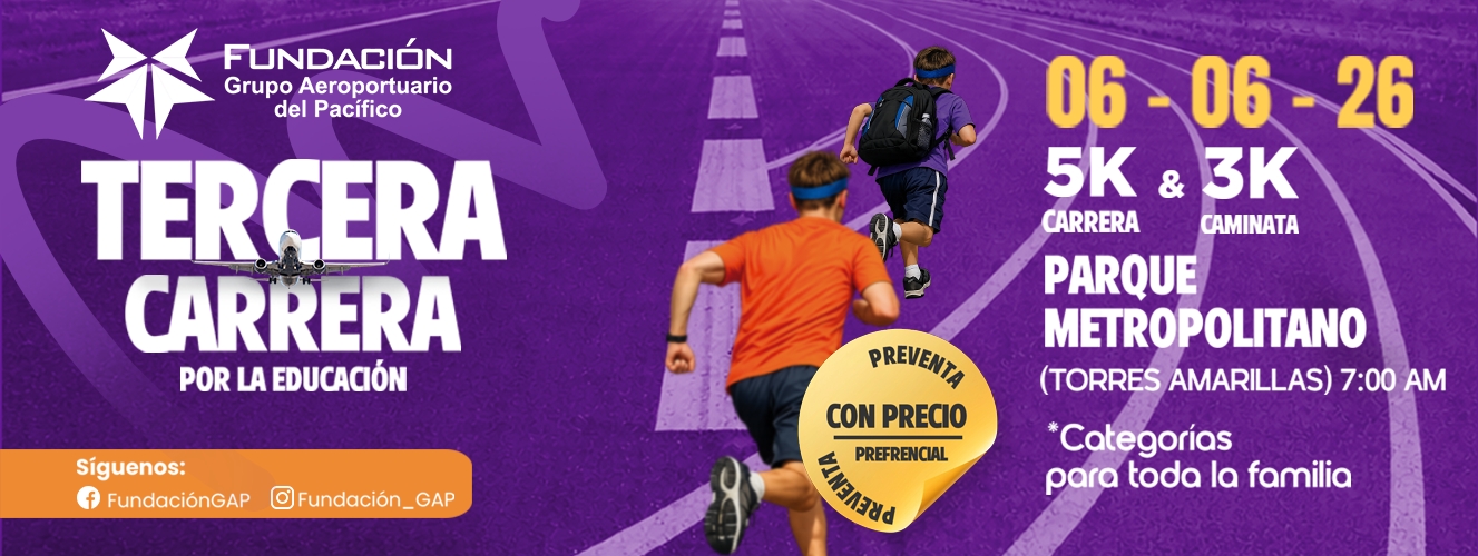 TERCERA CARRERA POR LA EDUCACIÓN - GAP