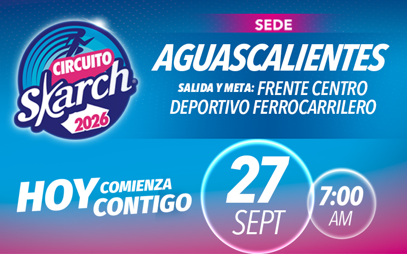 IV CIRCUITO DE CARRERAS SKARCH 5 y 10k 2026 - AGUASCALIENTES